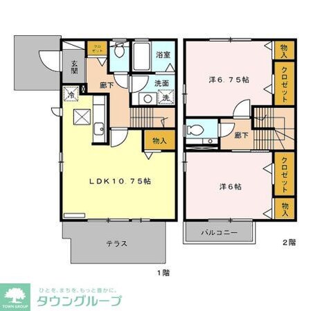 プラムツリーの物件間取画像